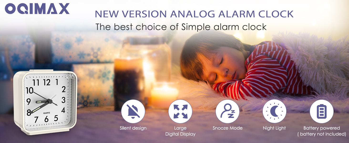Analog Alarm Clocks