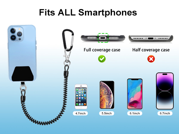 Spring phone leash