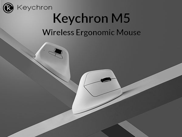 Keychron M5 Wireless Ergonomic Mouse