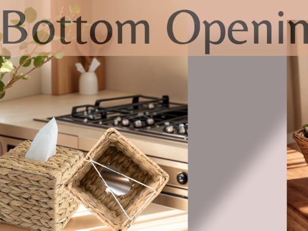 bottom opening design