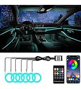 LED Strip Lights for Car, 6 in 1 RGB Car Interior Lights with 16 Million Colors and 276 inches Fi...