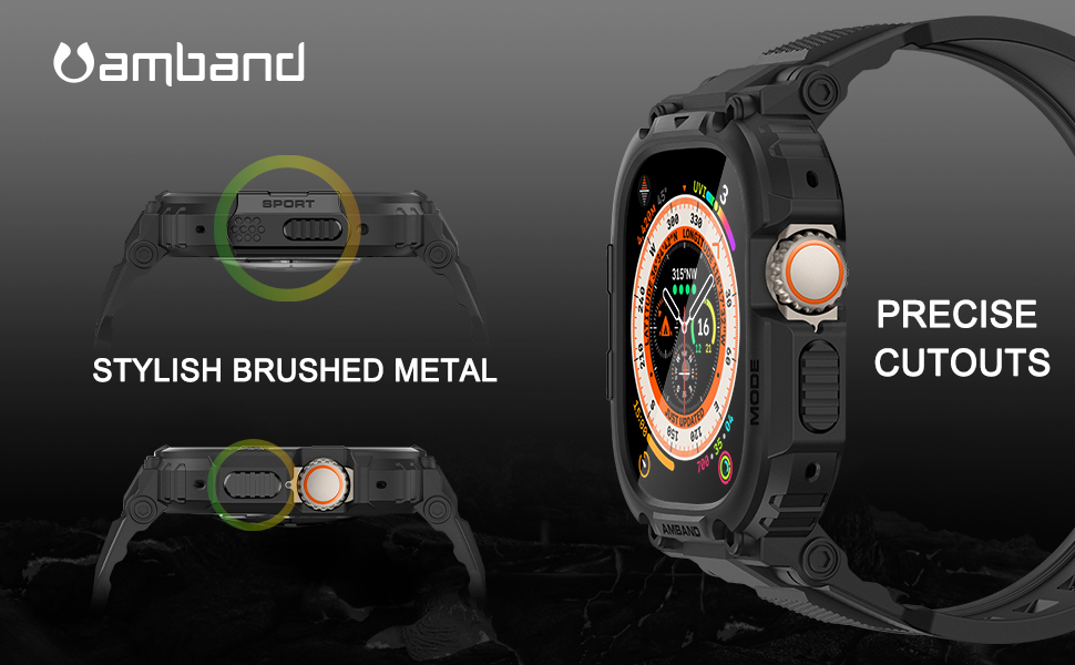 STYLISH BRUSHED METAL & PRECISE CUTOUTS