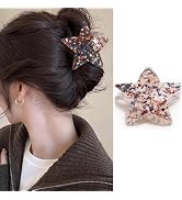 1Pcs 4th of July Star Hair Claw Clips Transparent Acrylic Large Hair Clips Independence Day Parad...
