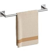 USHOWER Brushed Nickel Towel Bar, 18 Inch Towel Racks for Bathroom Wall Mounted, Heavy Duty Stain...