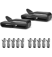 CooBigo Plastic Webbing Ending Clip 20 Pack Tactical Molle Belt Clip Hook Outdoor Backpack Strap ...