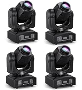 MINGJIE 60W LED Moving Head Stage Lights with DMX512 Control - 8 Gobos & 8 Colors, Sound Activate...