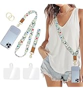 Piefly Phone Lanyard Crossbody Wrist Strap, Bird Cell Phone Lanyards for Around the Neck Wristlet...