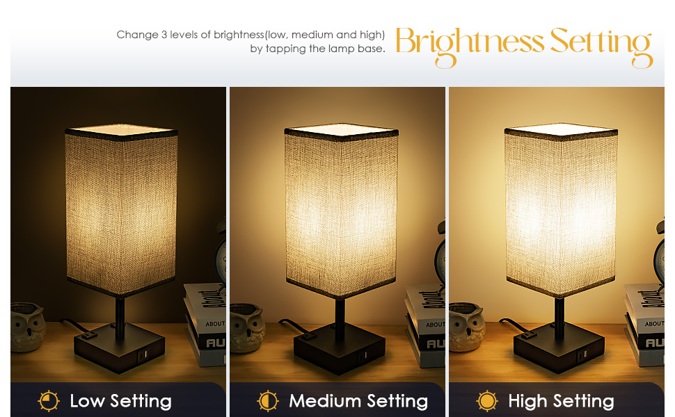 Dimmable Nightstand Lamp