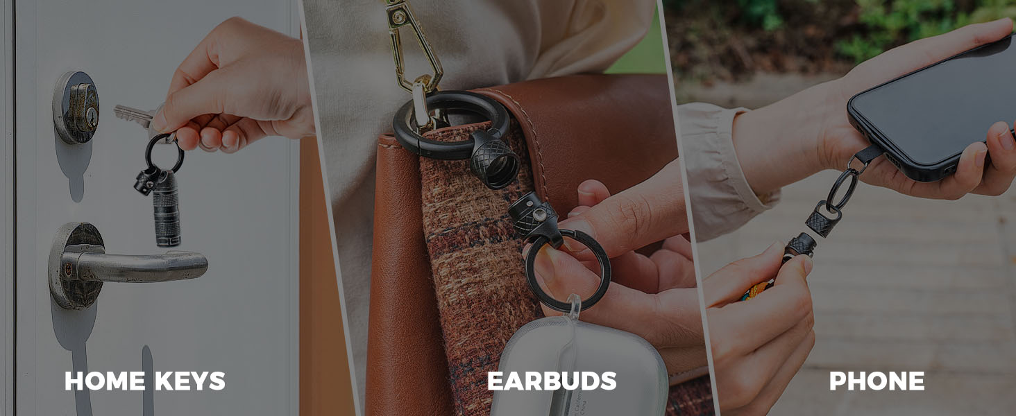 key separator Ideal for Home Keys, Earbuds & Phone
