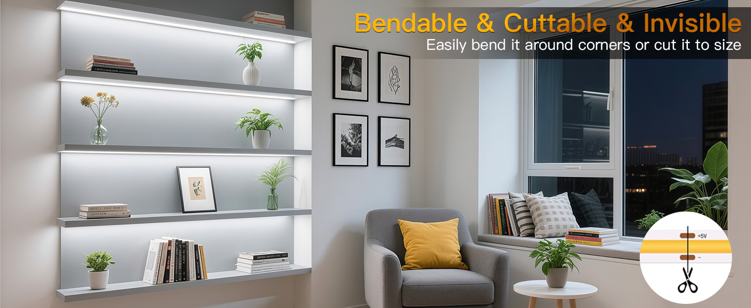 cuttable led light strip