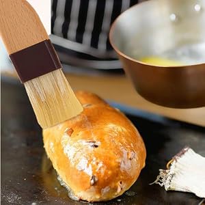 Saizone Pastry Brush Natural Bristle Basting Brush