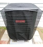 Full Mesh Air Conditioner Cover – AC Cover Designed to Protect Coils from Clogging - Leaves, Gras...