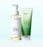 ANUA Double Cleansing Duo for Facial Cleansing, Heartleaf Pore Control Cleansing Oil & Quercetino...
