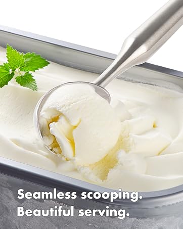 stainless steel ice cream scoop
