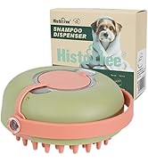 Histotree Dog Bath Brush for Bathing and Shedding, Adjustable Handle Shampoo Brush for Short and ...