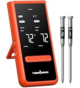 ThermoMaven Smart WiFi Wireless Meat Thermometer for Grilling with 2 Probes | Standalone Base, 6 ...
