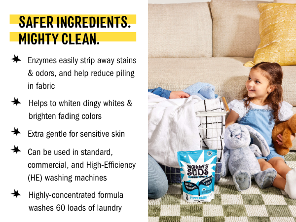 Safe Ingredients. Powerful Clean.