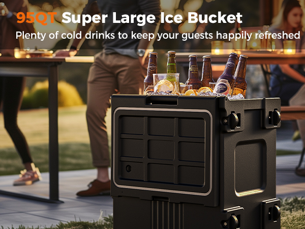 95QT super large ice bucket