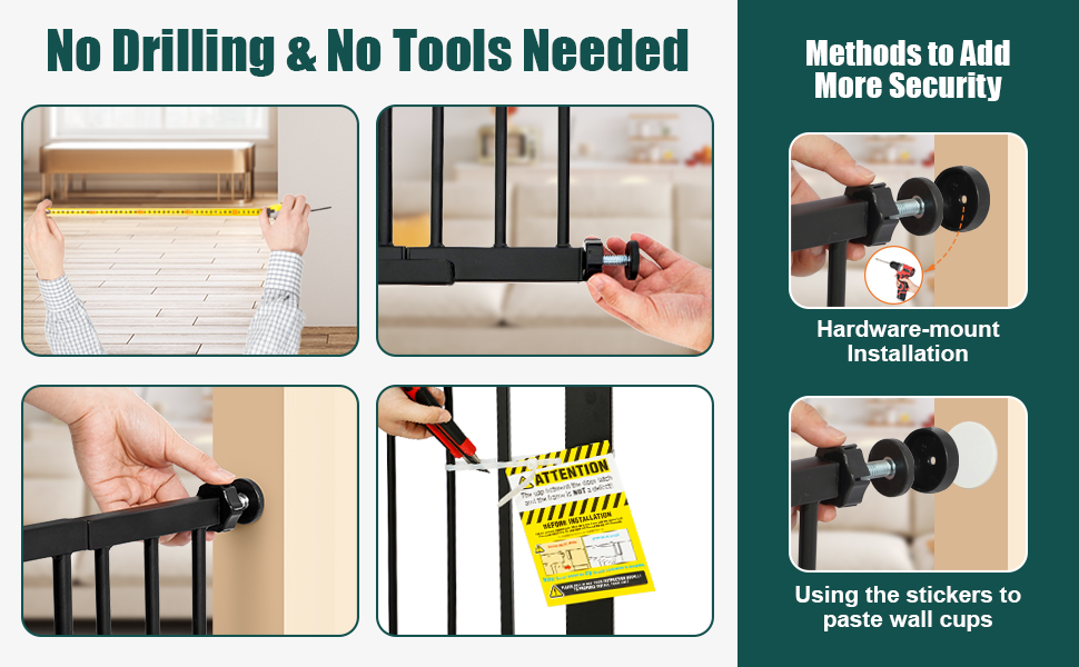 pressure mounted installation
