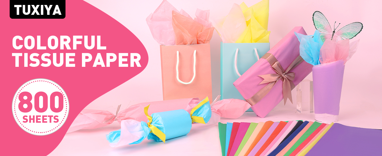 COLORFUL TISSUE PAPER