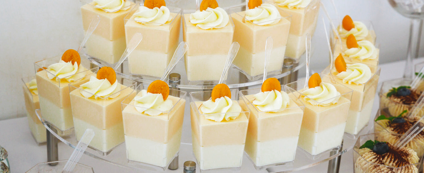 square dessert cups