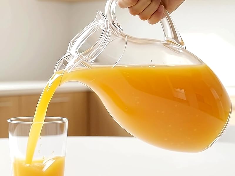 plastic pitcher with lid