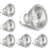GODONLIF GU10 Bulb 120V 50W Light Bulbs for Candle Warmer Lamp, GU10+C, MR16 with Glass Cover, 27...