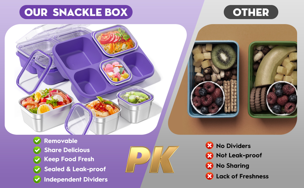 snackle box containers