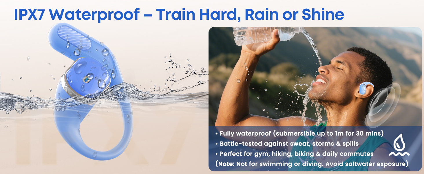 IPX7 Waterproof