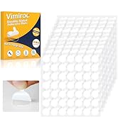 Vimiroo Double Sided Sticky Tack – 490pcs Easy to Peel Sticky Dots Clear Removable Poster Putty f...