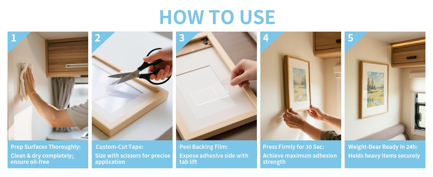 Double Sided Tape Heavy Duty Clear Nano Mounting Tape