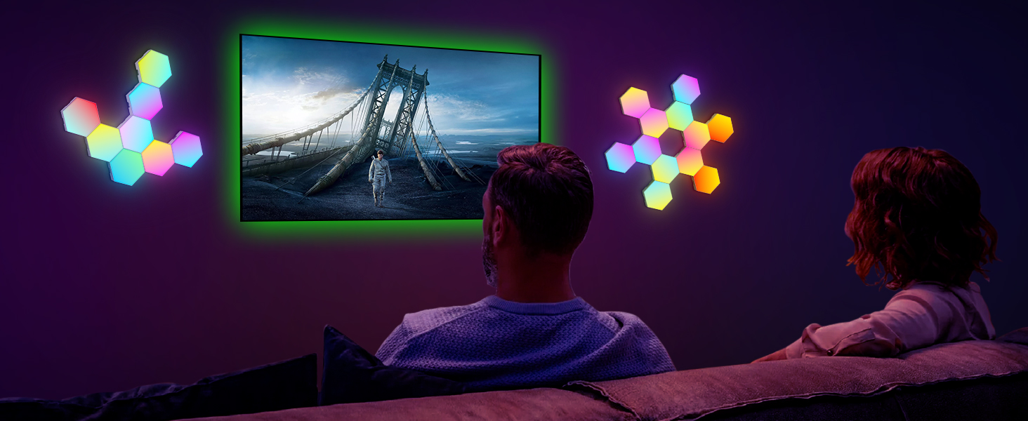Hexagon Wall Light