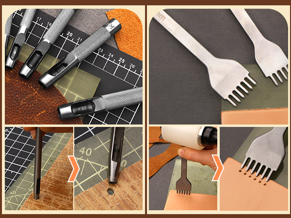 TLKKUE Leather Tooling Kit