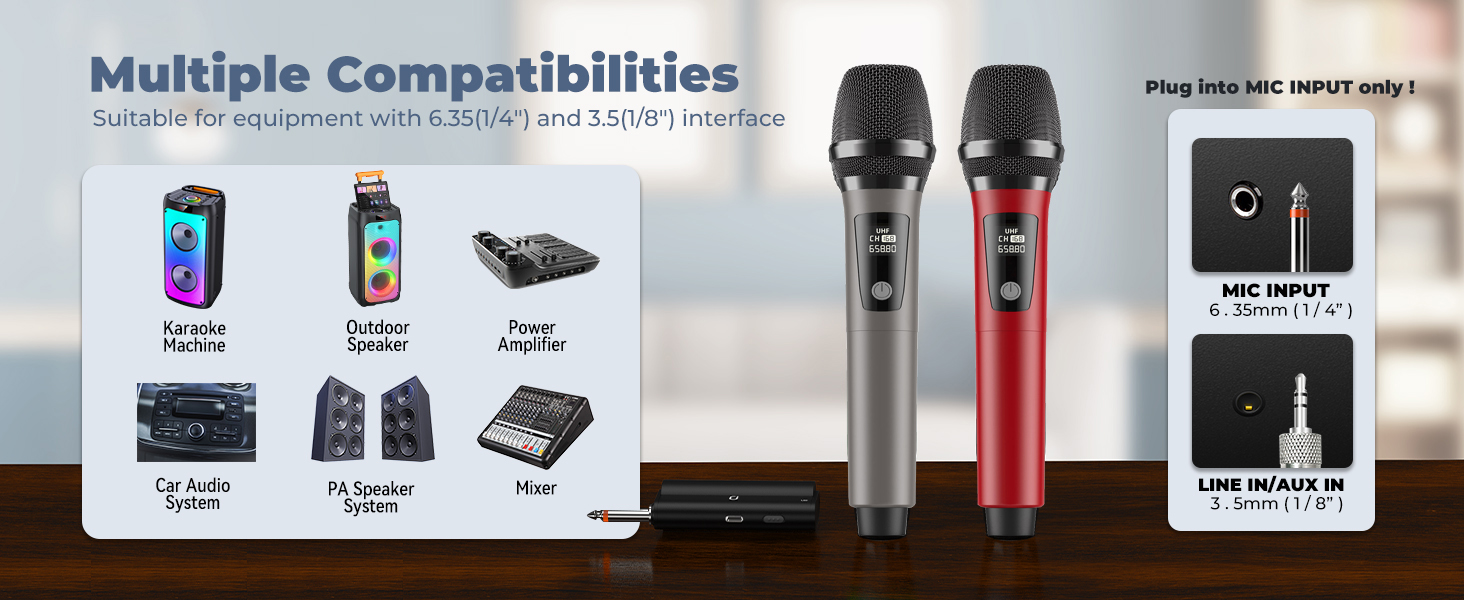 wireless microphones