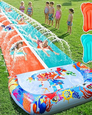 water slides