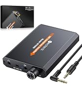 Neoteck Portable 3.5mm Headphone Amplifier Two-Stage Gain Switch, 16-150 Ohm, Aluminum Matte Surface