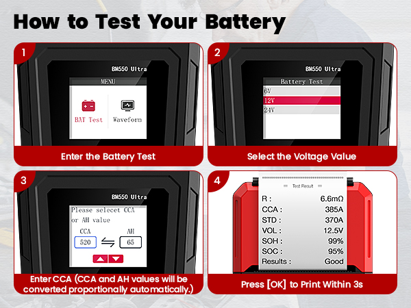 car battery tester