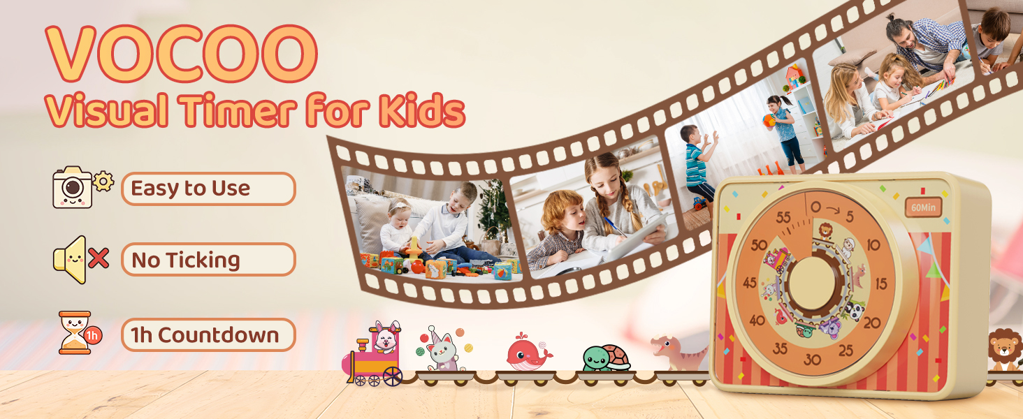 VOCOO Visual Timer for Kids