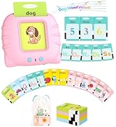 Aullsaty Talking Flash Cards for Toddlers 1-5 Years Old, Upgraded 536 Sight Words with 6 Songs Mo...