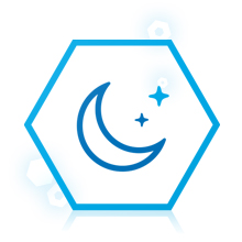 Helps reduce sleep interruption