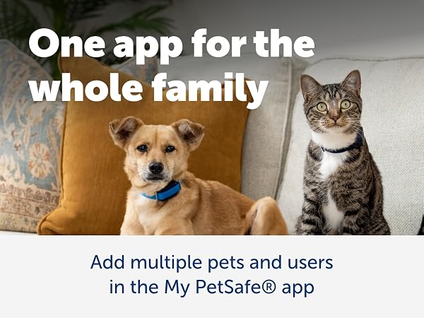 Add multiple pets and users in the My PetSafe app