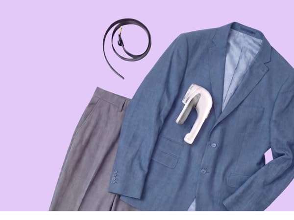 Clothing with steamer