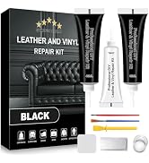 STARTSO WORLD Black Leather Repair Kit, Vinyl Repair kit for Car Interiors, Furniture, Couches, C...