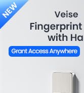 smart door lock with handle