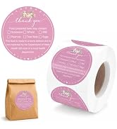 500 Pcs 2-in-1 Cottage Food Law Labels & Food Allergy Stickers,2 Inch | Homemade with Love Self A...