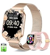 Smart Watch for Women Compatible iPhone Android 30+ Day Battery Life 1.85" Smartwatch with Make/A...