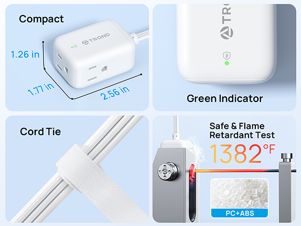 extension cord low profile