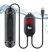 AQQA Submersible Aquarium Heater 500W/800W for 66-220 Gallon Fish Tank Heater with Over-Temperatu...