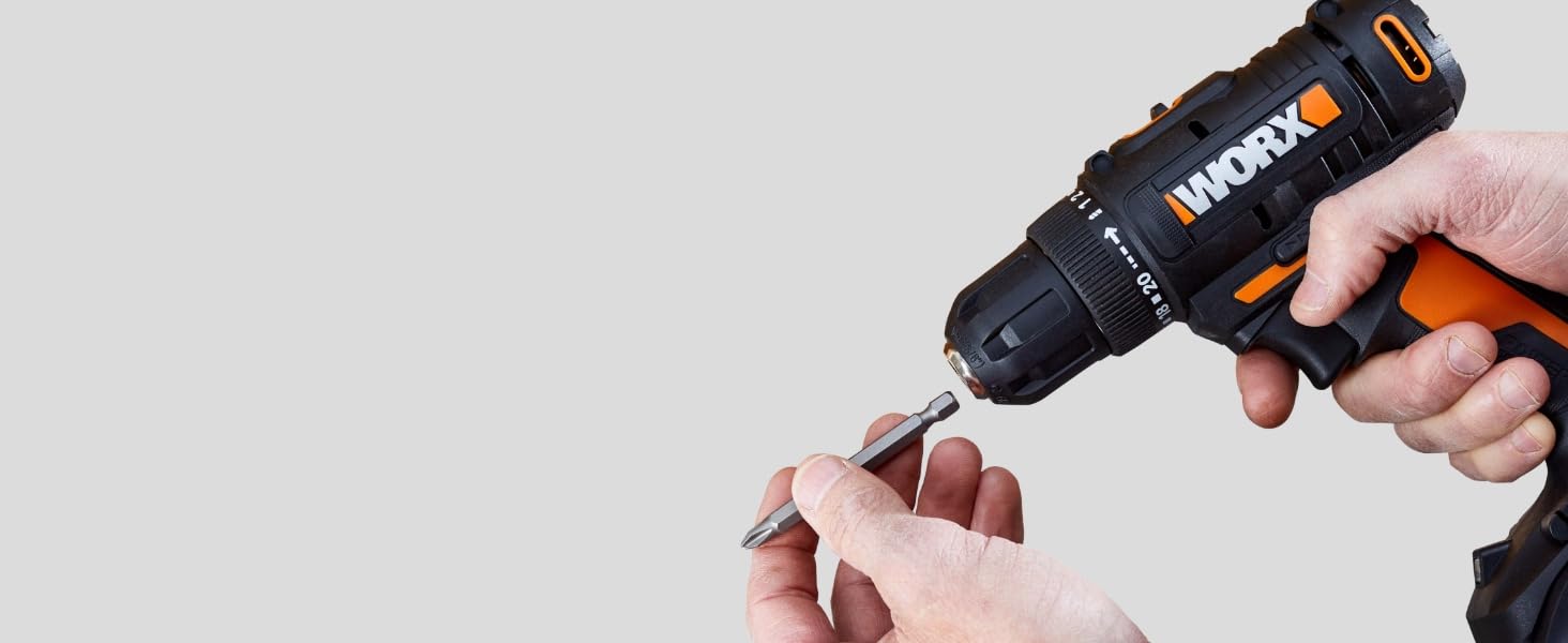 worx wx108L 20V power share drill driver