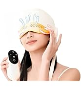 Head Massager, Scalp and Eye Massager with Heat, Head Massager Scalp Stress Relax, Migraine Caps ...